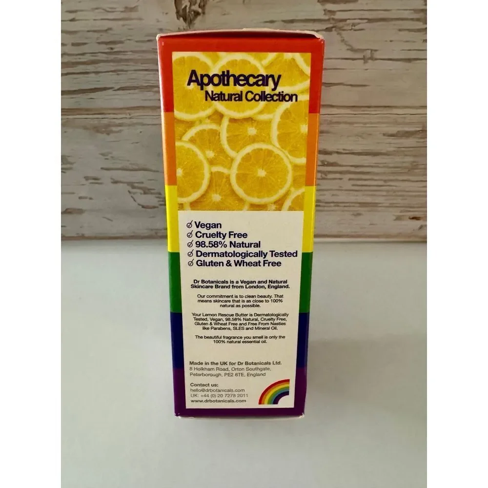 Dr. Botanicals -‎ Lemon Superfood Rescue Butter Mutiuse Balm New/Sealed - Picture 8 of 11